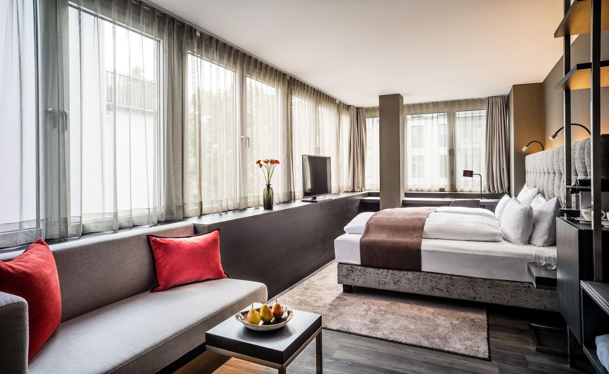 เอสเอเคเอส เออร์เบิน ดีไซน์ โฮเทล แฟรงค์เฟิร์ต Hotel Frankfurt am Main ภายนอก รูปภาพ